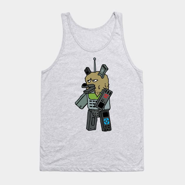 Silly remote control monster guy Tank Top by old_school_designs